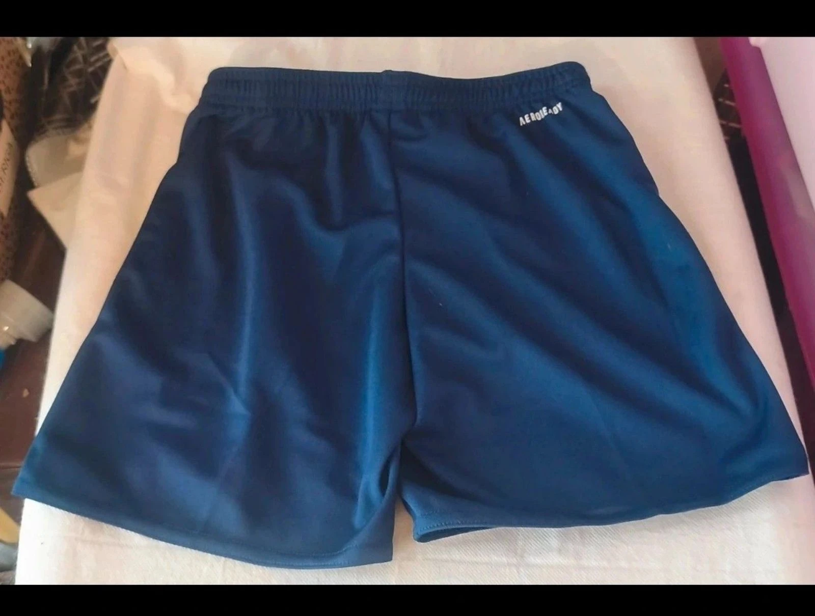 Pantalón corto Adidas Parma 16 Niño Azul Marino (9-10 años / 140 cm) - Nuevo con etiquetas – photo 9